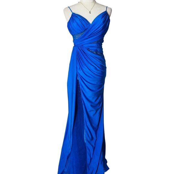Cinderella Divine Stunning Blue Gown Sequin Mermaid  Dress SZ 4 Sweetheart $375 - Picture 6 of 12